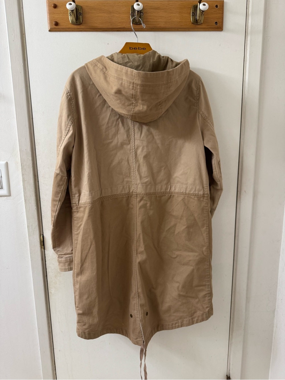 GAP Women's Tan Hooded Utility Jacket - Picture 4 of 8